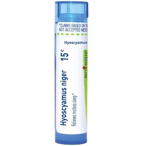 Hyoscyamus Niger 15C by Boiron Homeopathic Single Medicine For Stress & Sleep  -  80 Pellet - 1 of 3