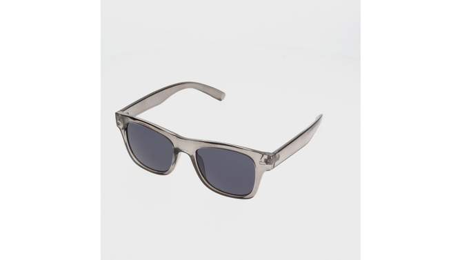 Men&#39;s Shiny Plastic Way Square Sunglasses - Original Use&#8482; Gray, 2 of 4, play video
