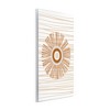 Stupell Industries Earthy Circular Abstract Sun Pattern Wavy Stripes Wall Plaque Art, 13" x 19" - 2 of 4