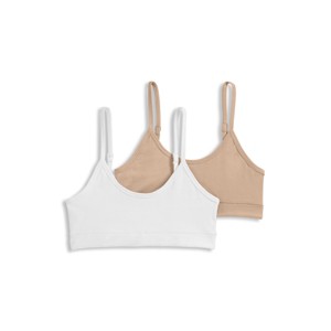 Jockey Girls' Cotton Stretch Bralette - 2 Pack - 1 of 2