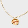 Girls' 3pk Strawberry with Spinner Necklace Set - Cat & Jack™️: Beaded and Chain Styles, 3 Inch Extender - 3 of 4