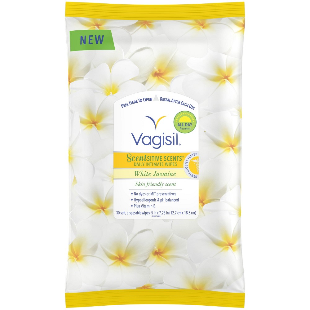 UPC 011509060075 product image for Vagisil White Jasmine Personal Wipes - 30ct | upcitemdb.com