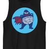 Captain Underpants Mighty Tighty Whities Crew Neck Sleeveless Men's Black Tank Top - 2 of 2