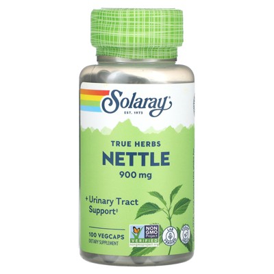 Solaray True Herbs Nettle, 100 VegCaps (300 mg per Capsule)
