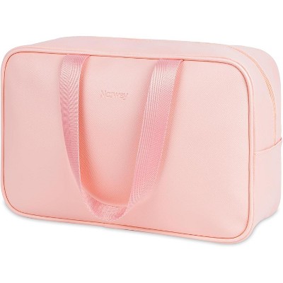 Full Size Toiletry Bag Women Large Cosmetic Bag Travel Makeup Bag Organizer Medicine Bag for Toiletries Essentials Accessories (Large, Pink)