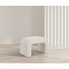 Meridian Furniture,Niagara Boucle Fabric Bench - 2 of 4