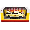 1966 Ford Mustang 2+2 GT #57 "Shell Oil" White with Yellow Stripes Limited Edition 1/24 Diecast Model Car by M2 Machines - 3 of 3