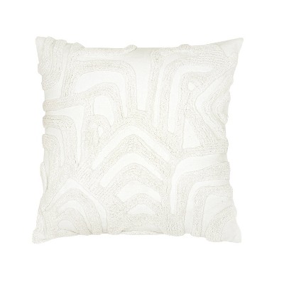 Kobo Tufted Decorative Pillow White - Rochelle Porter : Target