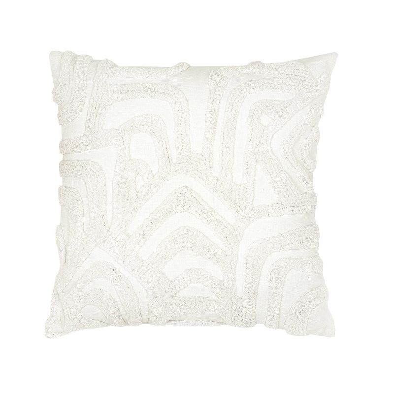 Kobo Tufted Decorative Pillow White - Rochelle Porter, 1 of 8