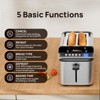 Whall New 2-slice toaster, Smarter Screen And Easier Operation, Full Stainless Steel,5 Basic Functions,Suitable For Different Bread Household Electric - 3 of 4