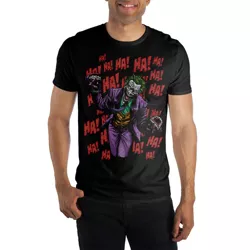 Joker Ha Ha Ha Black T-Shirt