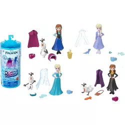Disney Frozen Snow Color Reveal Dolls with 6 Surprises