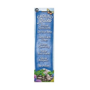 Eureka Curiosity Garden - Ground Rules Vertical Banner (Pack of 6) - 1 of 1