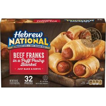 Hebrew National Frozen Beef Franks in a Blanket - 18.4oz/32ct