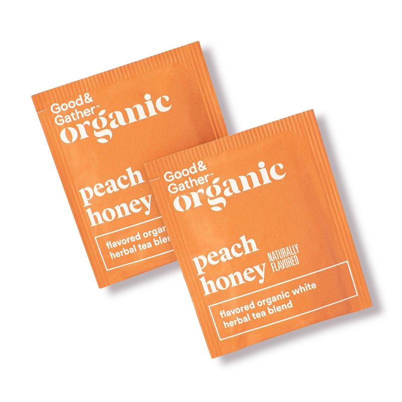 Organic Peach Honey Tea - 20ct - Good &#38; Gather&#8482;, 3 of 9