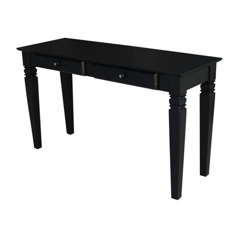 Java Console Table With 2 Drawers Black - International Concepts : Target