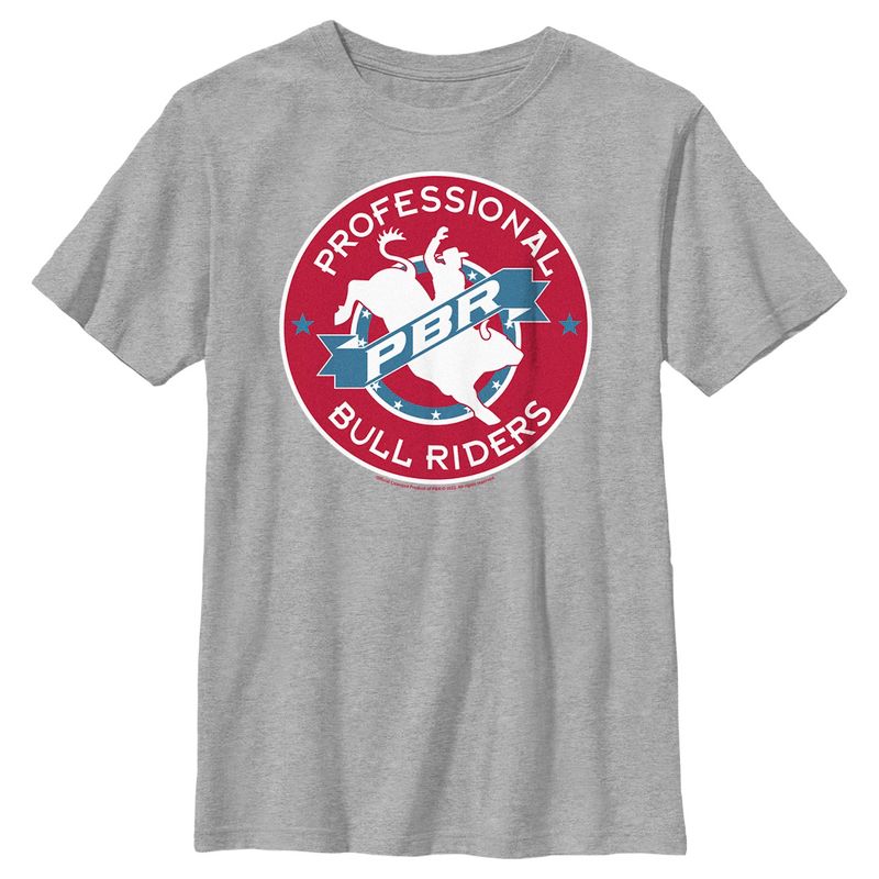 Boy's Professional Bull Riders Professional Bull Riders Badge T-Shirt, 1 of 6