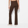 Women's High-Waisted Ribbed Flare Leggings - Wild Fable™ - image 3 of 3