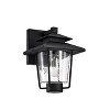 Chloe Lighting Thomas Transitional 1 Light Textured Black Outdoor Wall Sconce 10" Height - 2 of 4