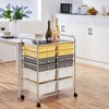 Yaheetech Drawers Rolling Storage Cart Mobile Storage Bin Trolley - image 2 of 4