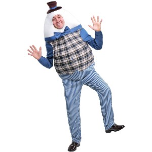 HalloweenCostumes.com Classic Humpty Dumpty Costume for Adults - 1 of 2