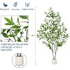 Garvee Artificial Eucalyptus Tree, Lifelike Faux Plant, Bendable Stems, Indoor/Outdoor, Effortless Assembly - 2 of 4