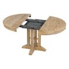 NicBex Round Dining Table Set for 4 Farmhouse Wood Round Extendable Dining Table and 4 Upholstered Chairs for Dining Room - 4 of 4