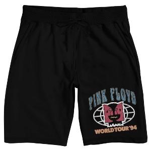 Pink Floyd ‘94 World Tour Men's Black Sleep Pajama Shorts - 1 of 4