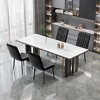 NicBex Dining Chairs Set of 4,Kitchen Chairs with Upholstered Cushion Seat and Metal Legs for Dining Room,Living Room,Kitchen - 3 of 4