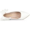 Allegra K Women's Pointed Toe Mesh Bow Decor Stiletto Heel Pumps - 4 of 4