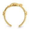 Black Bow Jewelry Love Knot Toe Ring in 14 Karat Gold - 2 of 4