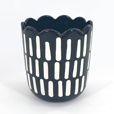 Ceramic Planter Black - Bullseye's Playground™
