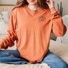 Simply Sage Market Embroidered Pumpkin Season Pumpkin Garment Dyed Long Sleeve - 3 of 4