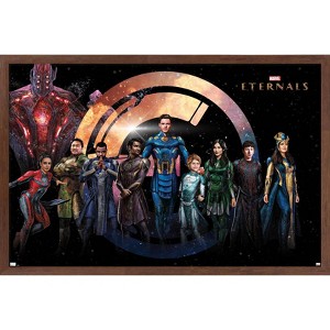 Trends International Marvel Cinematic Universe Eternals - Group Framed Wall Poster Prints - 1 of 4