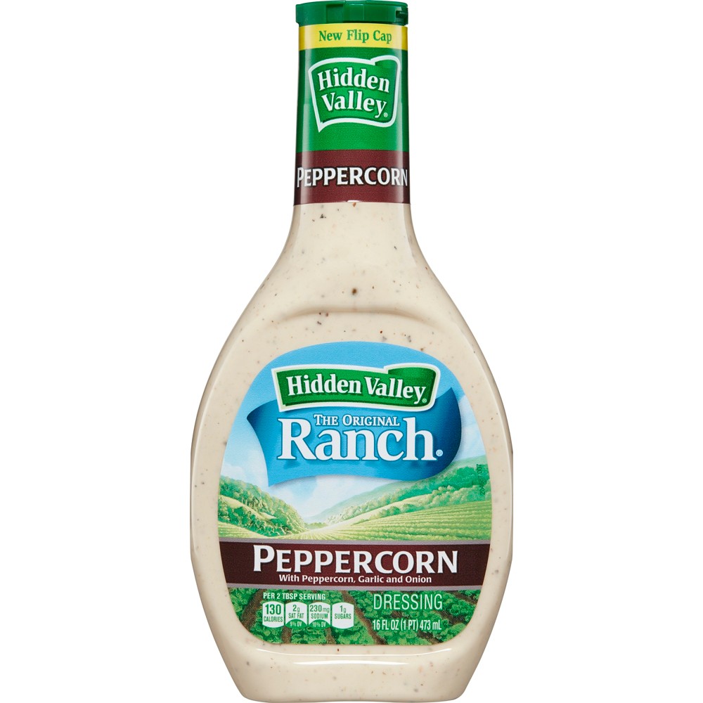 UPC 071100003093 product image for Hidden Valley Cracked Peppercorn Ranch Salad Dressing 16 oz | upcitemdb.com