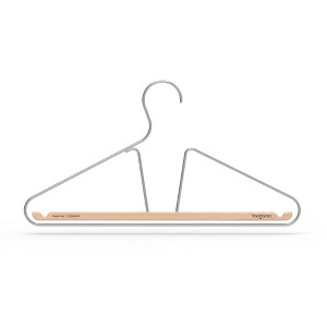Kangaroo Hangers 10pk Alloy Clothes Hangers Gray - 1 of 4