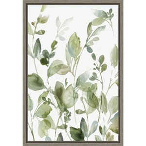 Amanti Art Greetings to the Morning II (Floral) by Asia Jensen Canvas Wall Art Print Framed 16 x 23-in. - 1 of 4