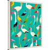 Amanti Art The Dance of Bird Colors by Uma Gokhale Framed Canvas Wall Art - 2 of 4