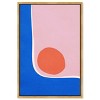 Art Remedy A Loner sun Modern Color Block Abstract Wall Art Framed - 4 of 4