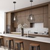 1 Light Sansa Plug-in or Hardwire Pendant Lighting Dark Bronze - Globe Electric: Mid-Century Modern, ETL Listed, 15ft Cord - 3 of 4