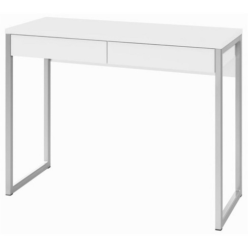 Foil 2 Drawer Computer Desk In White Pemberly Row Target