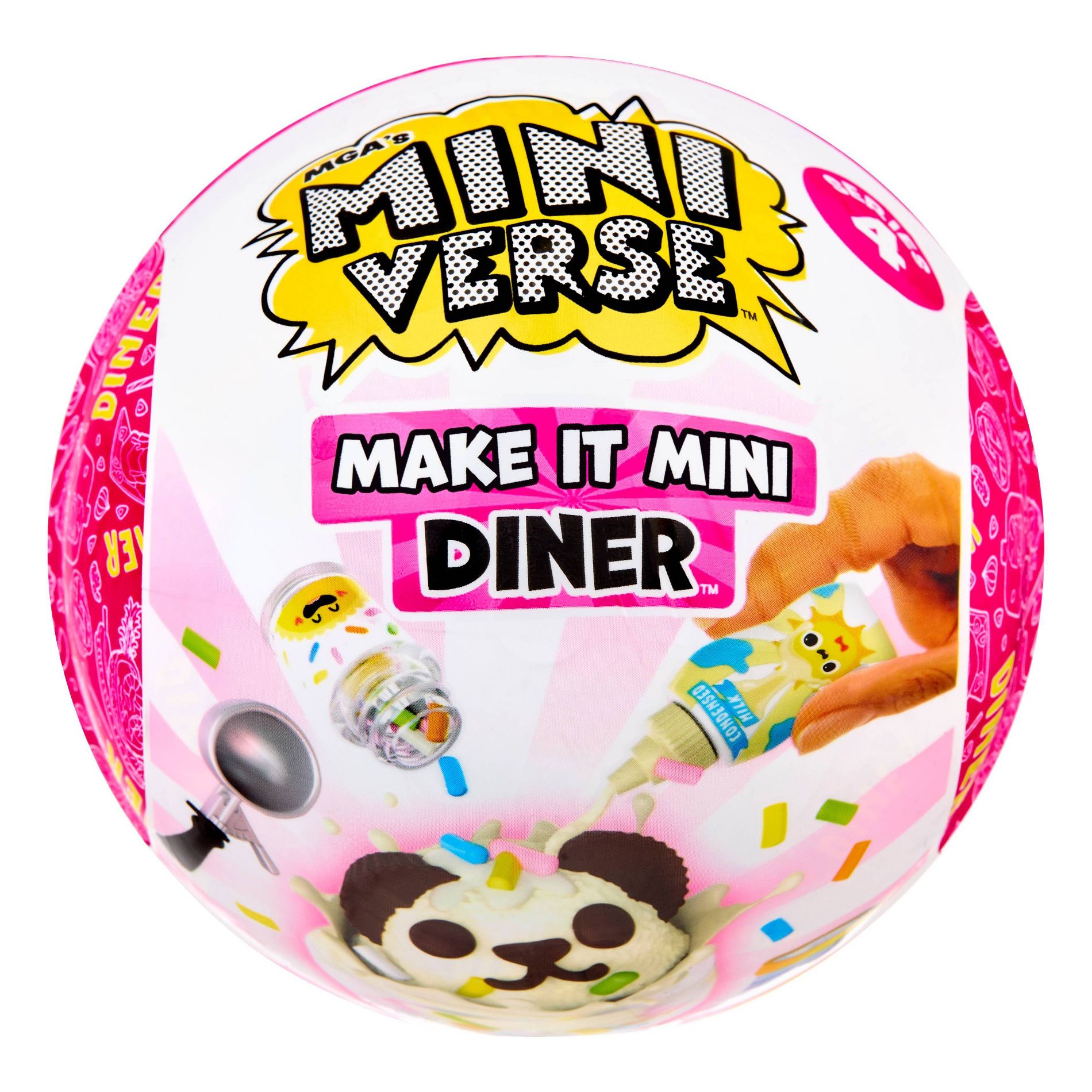 MGA's Miniverse Make It Mini Diner Series 4: Includes Accessory Pieces for Creative Play