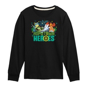 Boys' - How to Train Your Dragon - Hometown Heros Long Sleeve Graphic T-Shirt - 1 of 4