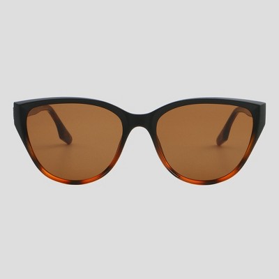 Anna-Kaci Women's Stylish Black Cat - Eye Polarized Sunglasses UV400 Protection