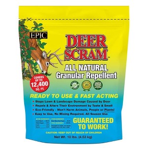 EPIC Deer Scram All Natural Ready To Use Outdoor Granular Animal Repellent Resealable Bag - 1 of 4