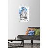 Trends International Star Wars: Original Trilogy - R2D2 Watercolor Unframed Wall Poster Prints - 2 of 4