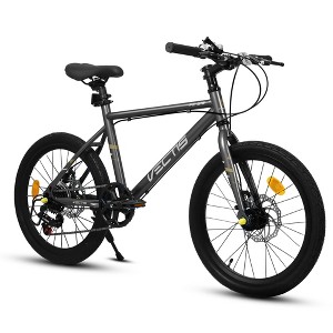 Gulches Kids' Mini Road Bike, Durable Steel Frame, 7-Speed Precision Shifting, All-Weather Dual Disc Brakes, 85% Pre-Assembled - 1 of 4