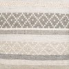 Mark & Day Lichtenegg 13"H x 24"W x 24"D Bohemian/Global Silver Gray Pouf - 3 of 4