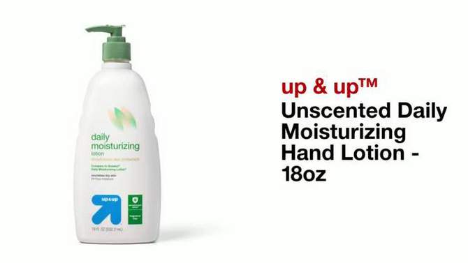 Unscented Daily Moisturizing Hand Lotion - 18 fl oz - up &#38; up&#8482;, 2 of 9, play video