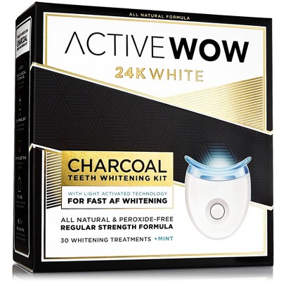 Active Wow White Charcoal Teeth Whitening Kit